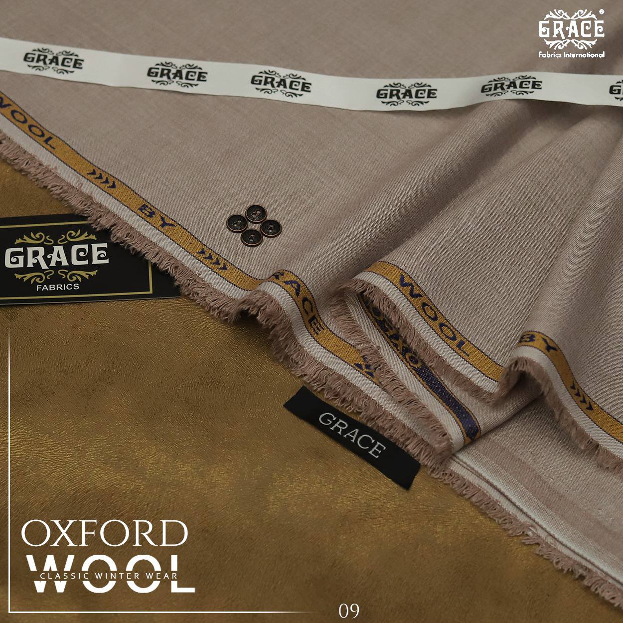 Grace Oxford Premium Unstitched Winter Collection New Arrival 2025
