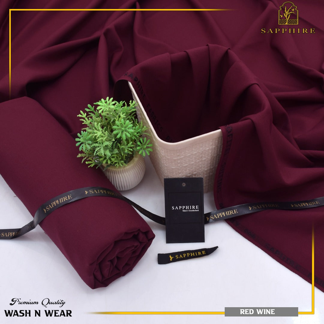 Four Season Premium Quality Wash N Wear Un-Stitiched Suit