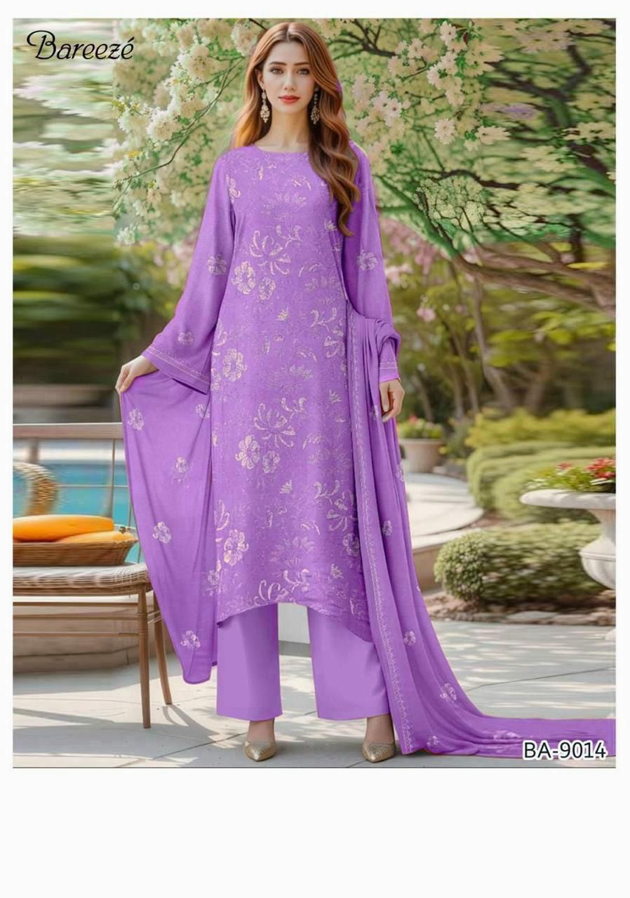 Winter Fabric-3PC Embroidered Shirt With Shawl Embroidered