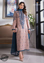 3 Piece - Unstitched Dhanak Embroidered Suit With Bamber Chiffon Embriodery Dupatta