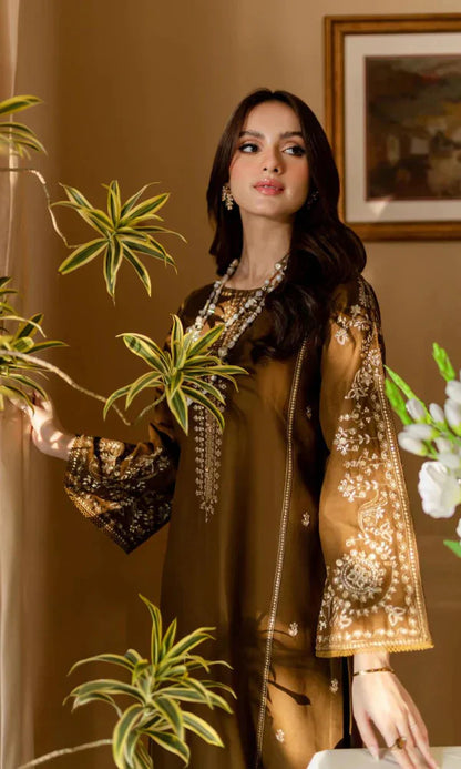 Marina 2PC Embroidered Un-Stitiched