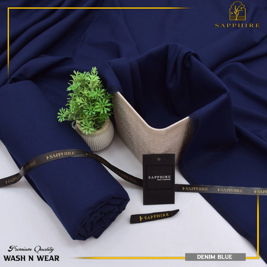 Four Season Premium Quality Wash N Wear Un-Stitiched Suit