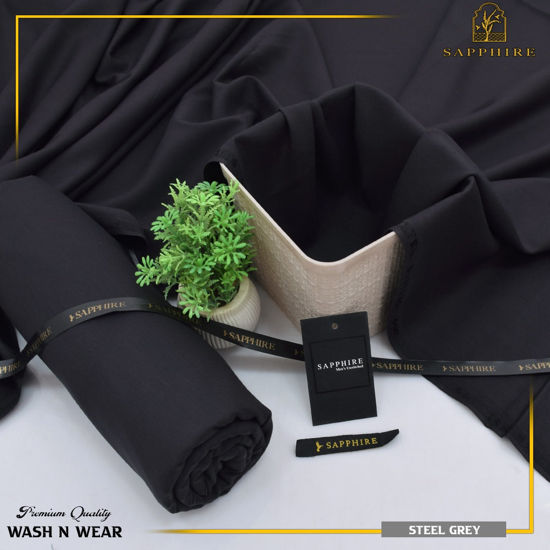 Four Season Premium Quality Wash N Wear Un-Stitiched Suit