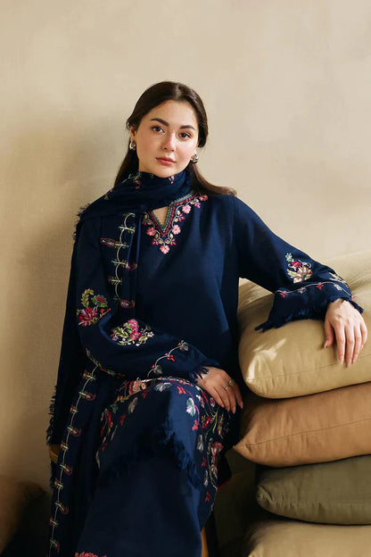 Marina 3PC Embroidered With Marina  Embroidered Dupatta